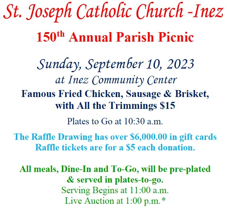 St. Joseph Catholic Church Inez, TX